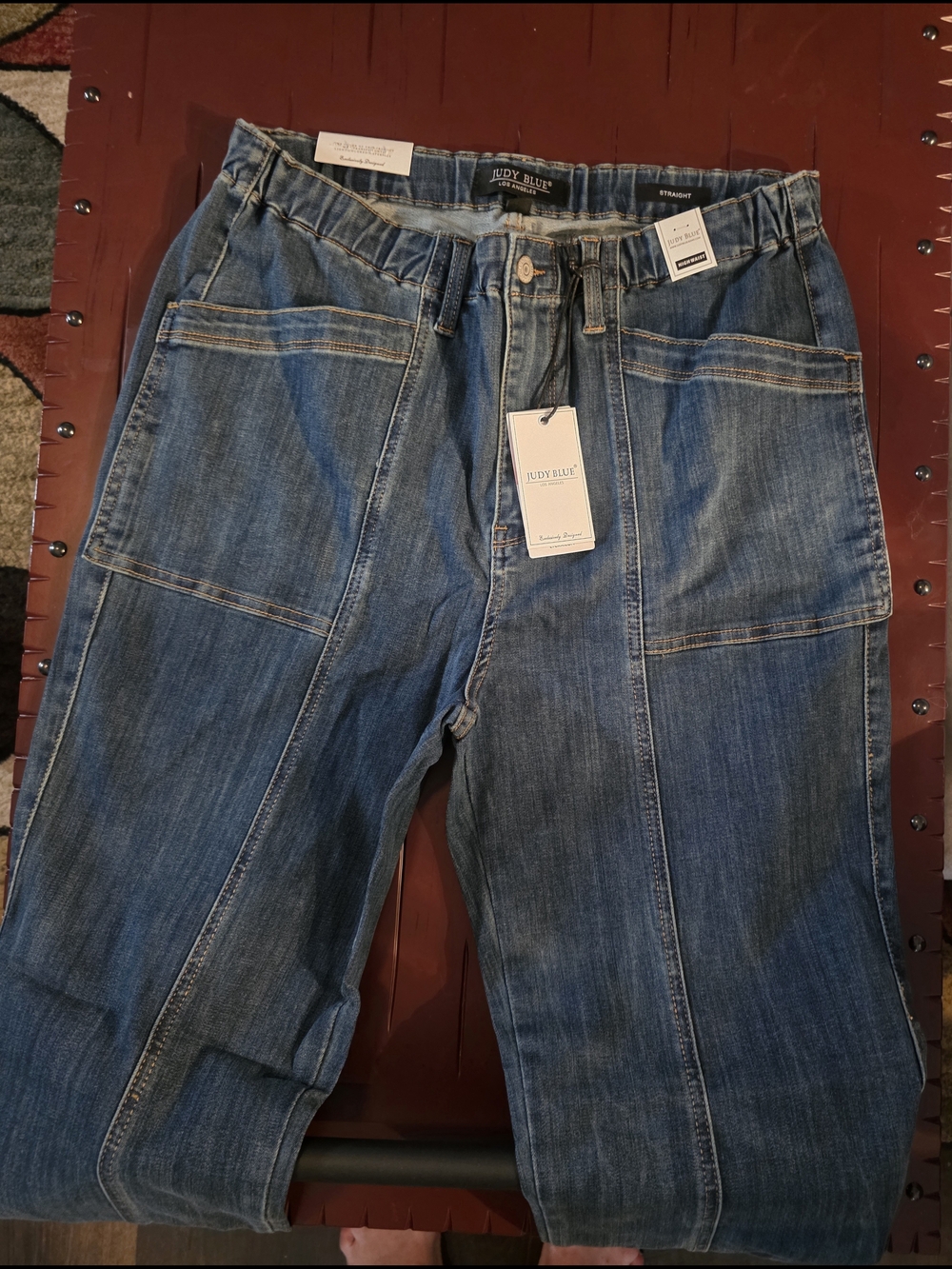 Judy Blue Relaxed Patch Pocket Jeans